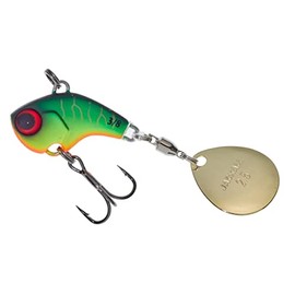 Illex Artificial Bait Deracoup Tail Spinner Fishing Lure for Perch, Trout, Asp, Bass Bait (Mat Tiger, 14 g 1/2 oz)
