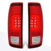 3D LED C-Bar Tail Light Rear Brake/Reverse Lamp Red Compatible