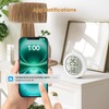 QKF Temperature and Humidity Sensor, Require Zigbee Hub, Wireless Smart
