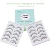 KFZR 5 Pairs Natural Look False Eyelashes Handmade Soft 3D