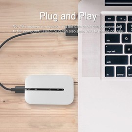 4G WiFi Router, 150Mbps 10 Users Pocket Mobile WiFi, Portable LTE Mobile WiFi Hotspot, High Speed Travel Hotspot Mini Router Unlocked 4G Dongle