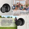 Door Knob with Keypad, Keyless Entry Door Lock, Black Electronic