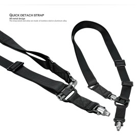 For Arca-Swiss, For Benro, For Canon, For Nikon, For Sony, Universal Leofoto SP-01+DC-22Q QD Strap & clamp kit Fits Magpul Sling