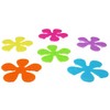 Sanixa Anti-Slip Flower Shaped Stickers, Multicoloured, Set of 6 -