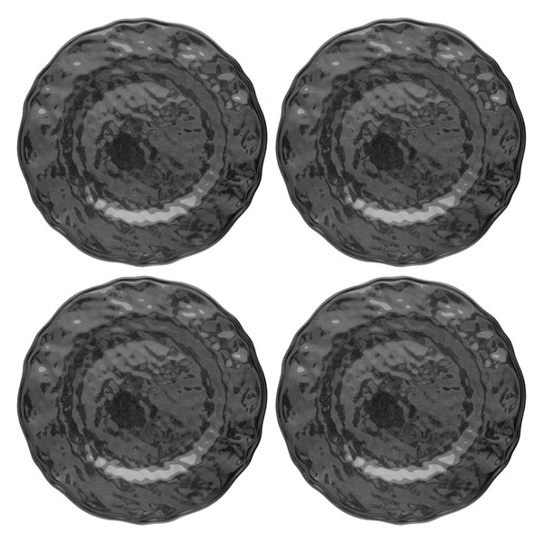 Karma, 10.75 inches Melamine Dinner Plates Set of 4, Reusable