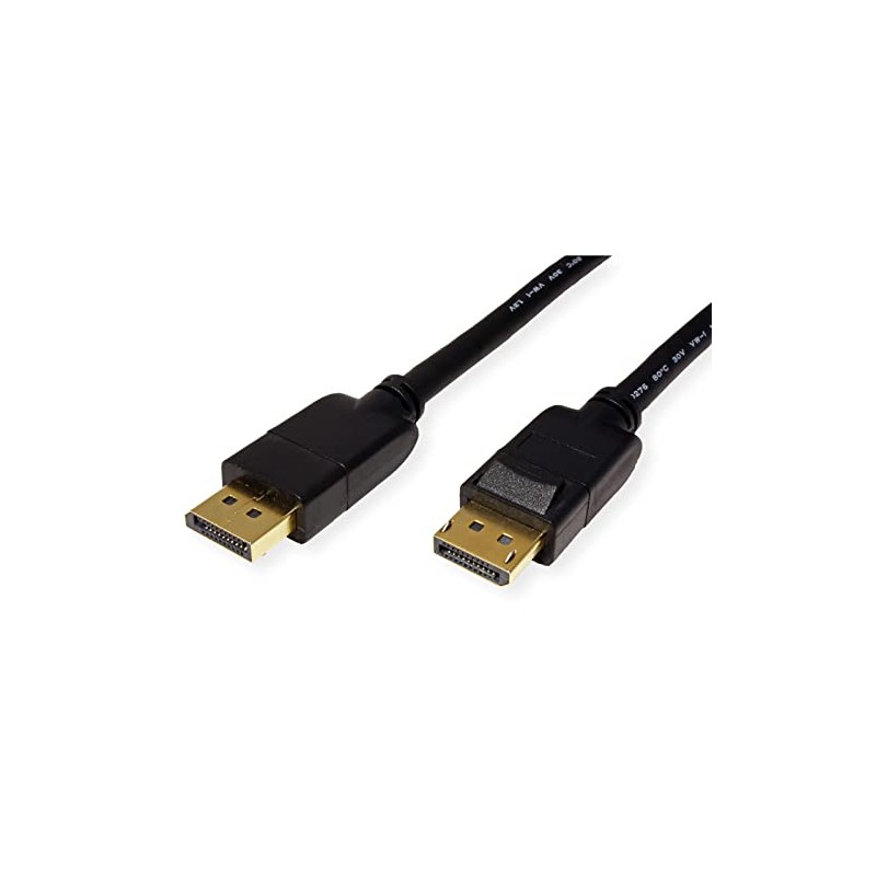 Rotronic Roline DisplayPort DP KBL. 1.3 Male/Male black 2m