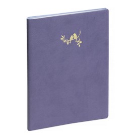 Exacompta - Ref. 2001267E – 1 Schreibtischkalender SAS 20, Motiv 7, Elise, 15 x 21 cm, Wochenkalender September 2025 bis August 2026, Violett