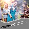 Meat Fork with Handle - 29 cm Stainless Steel Meat