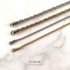 LUXSTAR Stainless Steel Twist Chain Bracelet, Thin, Hypoallergenic, Men's, Women's,
