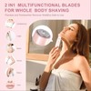Electric Hair Trimmer, 2 in 1 Body & Facial Hair