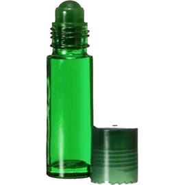 The Parfumerie 10 ml. Glass Roll on Bottle. Perfect for Essential Oils Aromatherapy, Perfume and Cologne. Plastic Roller Color or Clear Based on Availability. Pipettes Included (144 Bottles, Green)