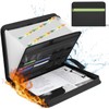 Fireproof Document Organiser - 24 Pockets Expanding File Folder with