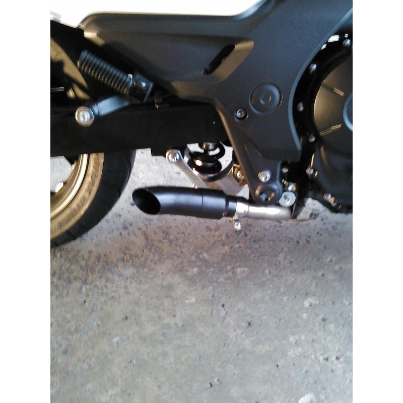 Radiant Cycle Shorty GP Exhaust Muffler 14-18 Honda CTX700 BAFFLE
