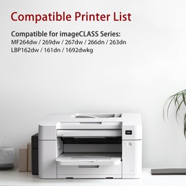 051 Toner Cartridge - Replacement for Canon 051 Toner Cartridge CRG051 051H CRG051H to Use with Canon Imageclass MF263dn MF264dw MF266dw MF267dw MF269dw LBP162dw LBP161dn Printer (Black, 4-Pack)