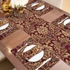 Loom and Mill Luxury Jacquard Table Runner 72 inches Long,