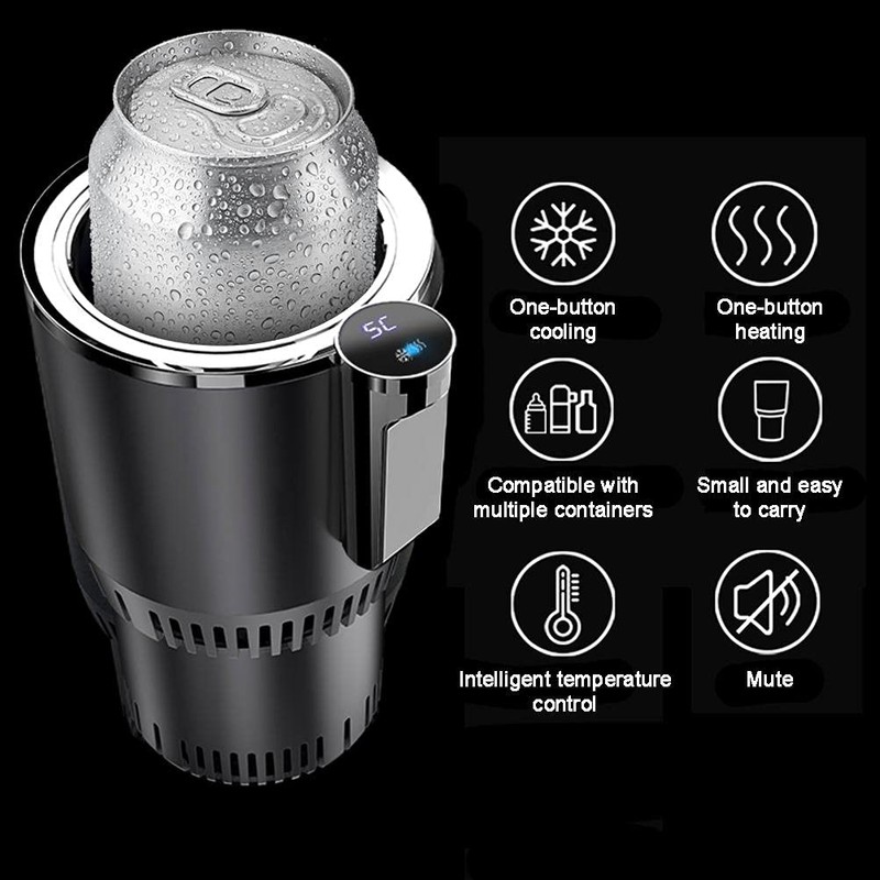 Kuashidai Car Cooler Warmer Cup 2-in-1 Smart Car Cooling and