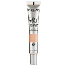 L'Oreal Paris True Match Eye Cream in a Concealer, 0.5% hyaluronic acid, Fair C1-2, 0.4 fl. oz.