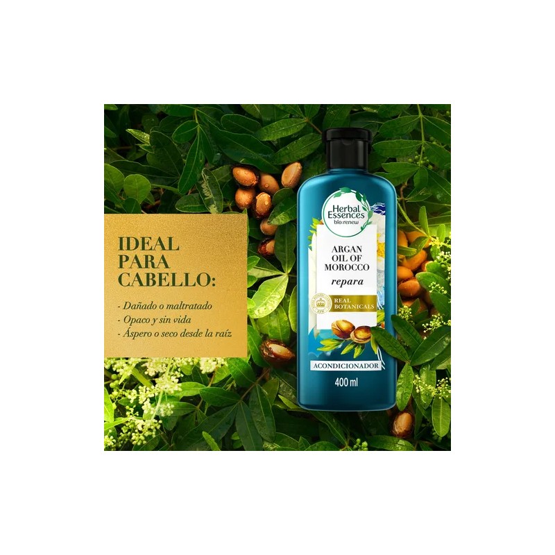 Acondicionador Herbal Essences Bio:Renew Argan Oil Of Morocco, 400 ml