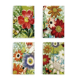 Spring Sunflowers Spring Kitchen Towels Dish Towels, Green 16x24 Inch Floral Hand Towels Decorative Flower Tea Towels for Spring Summer Decoration Set of 4