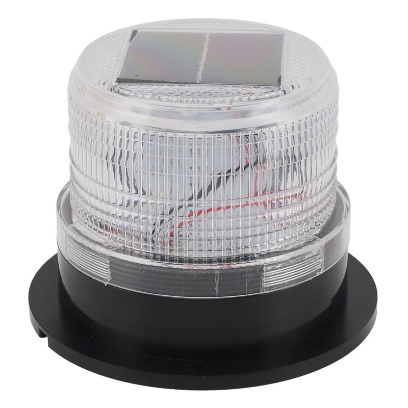 Solar Strobe Warning Safety Flashing Light Waterproof LED Emergency Warning
