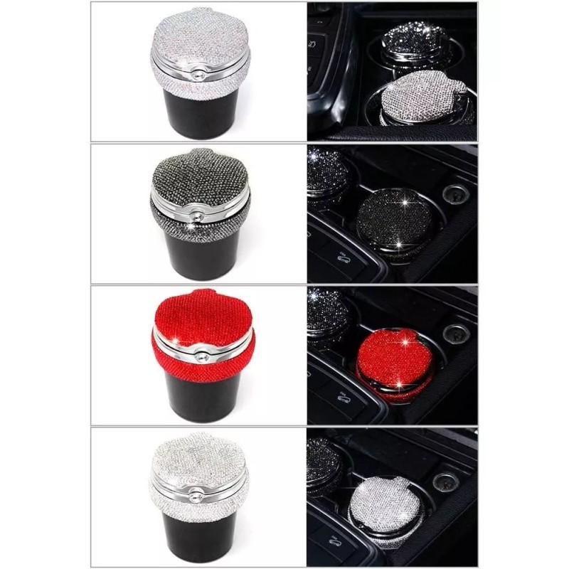 FUTURE OF STAR Cenicero De Diamante De Coche Con Led