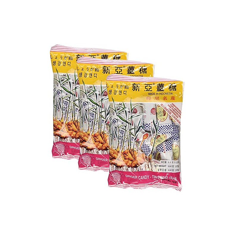 Z. Emma Ting Ting Jahe Sina Ginger Candy 4.4oz (4.4oz,
