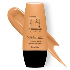 BE+RADIANCE NÂ°33 Matifying Fluid Foundation mit Gurkenwasser Bio, farbton 33, 30 gramm
