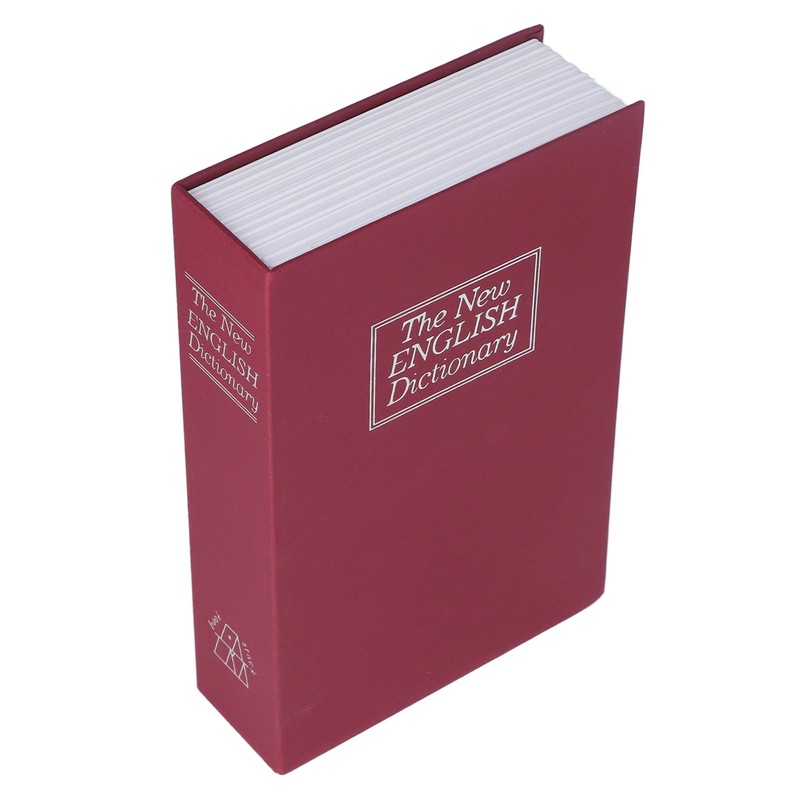 Diversion Book Safe Imitation Books Realistic Stainless Steel Liner Portable