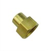 2 x Brass Tap Connector Straight Reducer Hex Nipple BSP