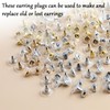 200 Pcs Earring Backs, Soft Transparent Earring Backs Bullet Clutch