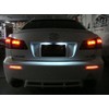 2x Red Lens Rear Bumper Reflector LED Fog Tail Stop