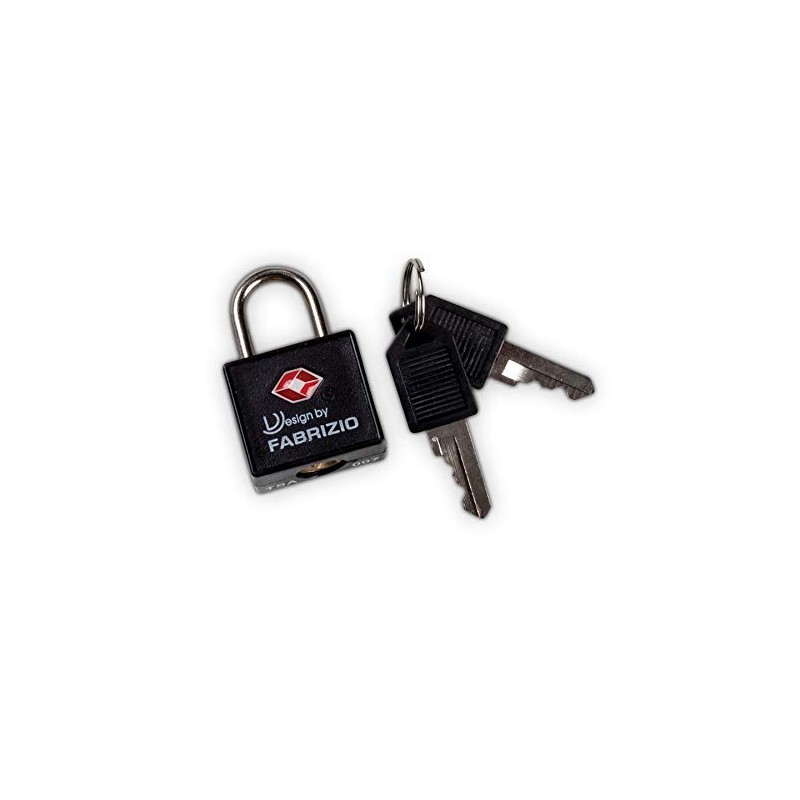 Fabrizio luggage lock TSA black/silver 4 cm