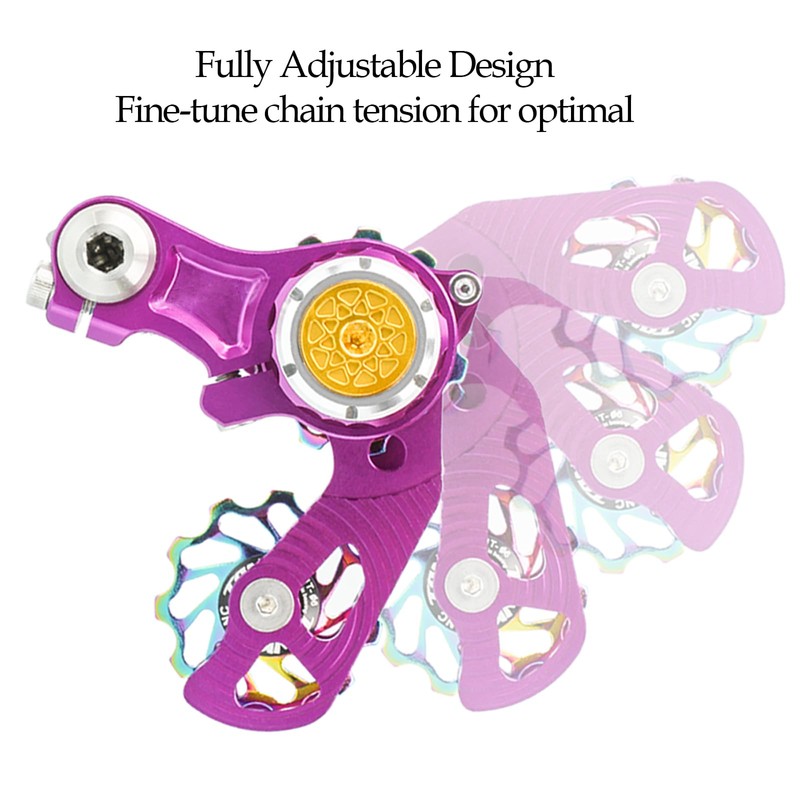 Single Speed Chain Tensioner Kit, CNC Aluminum Adjuster with 11T