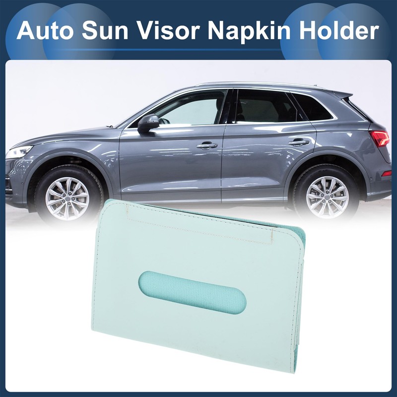INFINAUTO Car Tissue Holder, Auto Sun Visor Napkin Holder, Car