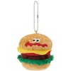 Skater BACH1 Burger Conx Mascot Keychain with Ball Chain