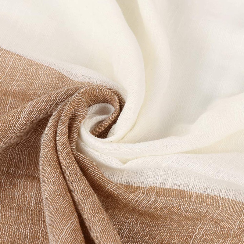 DAMILY Men's Scarf, Large Size, Plain, For Spring and Autumn,