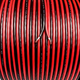 Sky High Car Audio 100' 16ga CCA Speaker Wire Red/Black