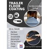 Trailer Floor Coating Protects Trailer Floors, Ramps and Walls (Black,