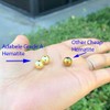 5 Strands Adabele Grade A Natural Hematite Gold Plated Healing