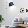 Nintiue Dimmable Floor Lamp, 1000 Lumens LED Edison Bulb Included,