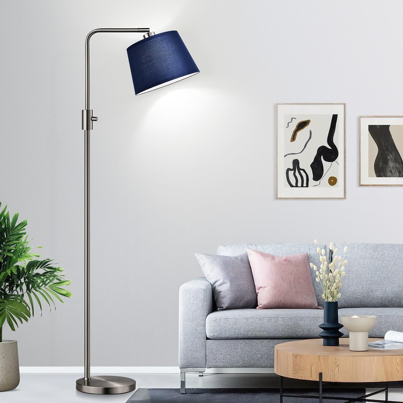 Nintiue Dimmable Floor Lamp, 1000 Lumens LED Edison Bulb Included,