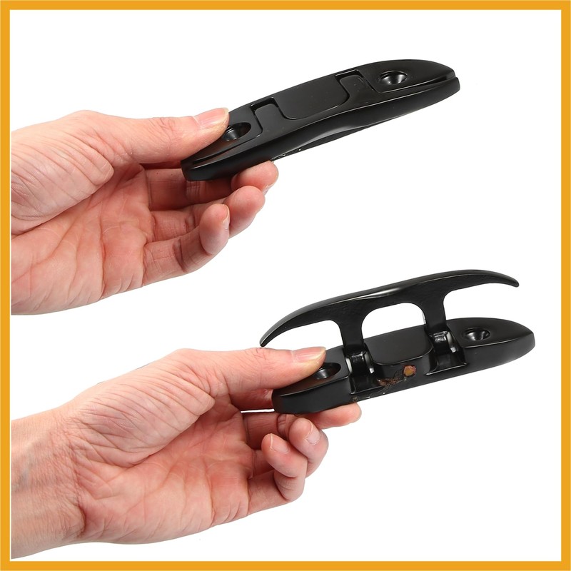 Partuto 2 Pcs 5" 120mm Stainless Steel Boat Flip Up