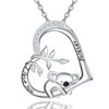 Dreamboat Koala Heart Necklace for Women 925 Sterling Silver Koalas