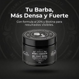 Kit Tratamiento 3 Meses para Barba Escasa y con Huecos | Bálsamo de Crecimiento con 20% Bergamota | Estimulador que Rellena Zonas, Engrosa el Vello Fa