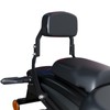 Motorcycle Detachable Passenger Sissy Bar Backrest with Cushion Pad Compatible