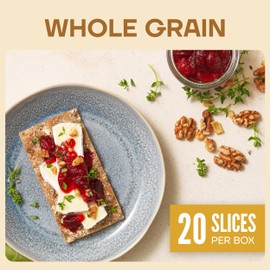 Wasa Whole Grain Crispbread, 9.2 oz (Pack of 12), Crackers, Non-GMO Ingredients, Fat Free, Made with 100% Whole Grains