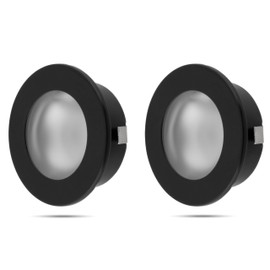 ADAKAT Pack of 2, Full Metal recessed Spotlight G4 12V, Glass Cover