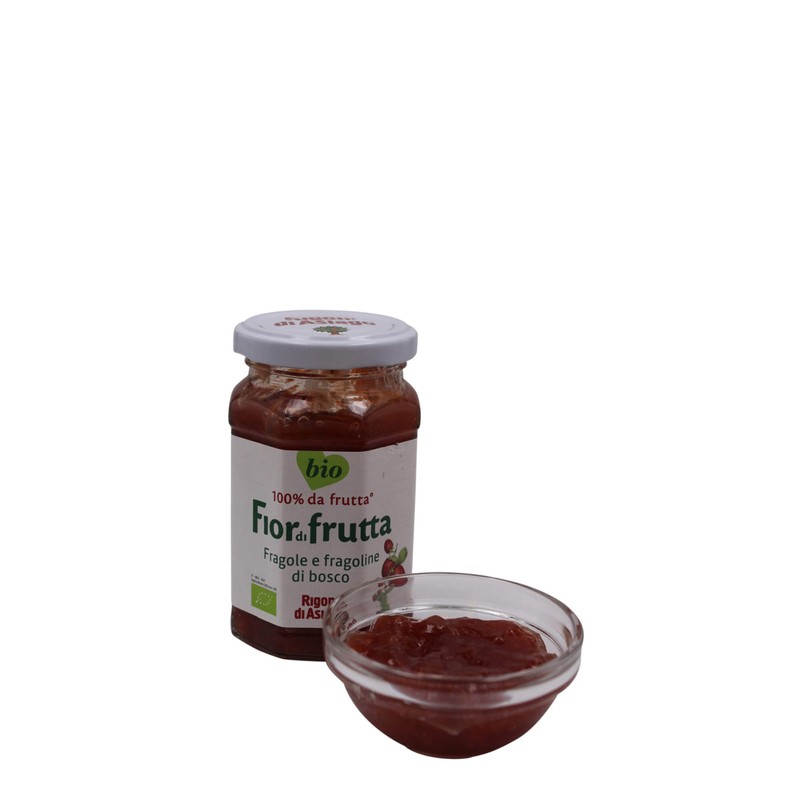 Rigoni di Asiago Fiordifrutta Organic Fruit Spread, Strawberry, 250 g,