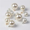 20 Pcs Small Pearl Buttons Round Pearl Bridal Buttons Crystal