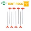 ADEPTNA Large Pack of 8 Heavy Duty Storm Proof Galvanized